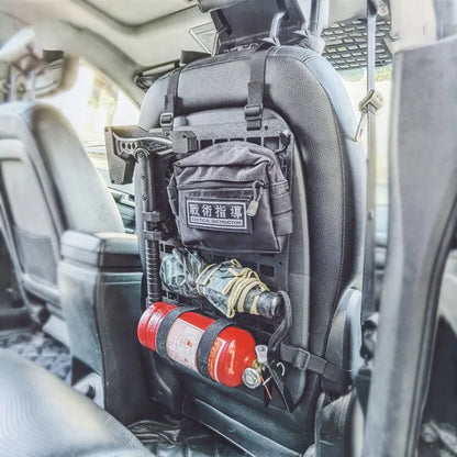 Truck Mount Rack Panel for Tactical Gear Accessories Tactical Car Seat Back Organizer | Rigid Molle Panels for Vehicles