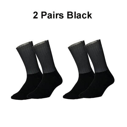Cycling Slip Anti Silicone Summer Whiteline Aero Socks Socks Men Bicycle Sport Running Pure Color Bike Socks Calcetines Socks