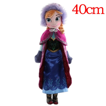 40-50 cm Frozen Princess Anna Elsa Plush Doll Toys Snow Queen Princess Anna & Elsa Soft Stuffed Toys Gifts for Girls Kids