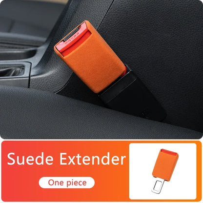 1Pcs Car Seat Belt Clip Extender Safety Seatbelt Lock Buckle Plug Thick Insert Socket Extender Safety  For Tesla Porsche