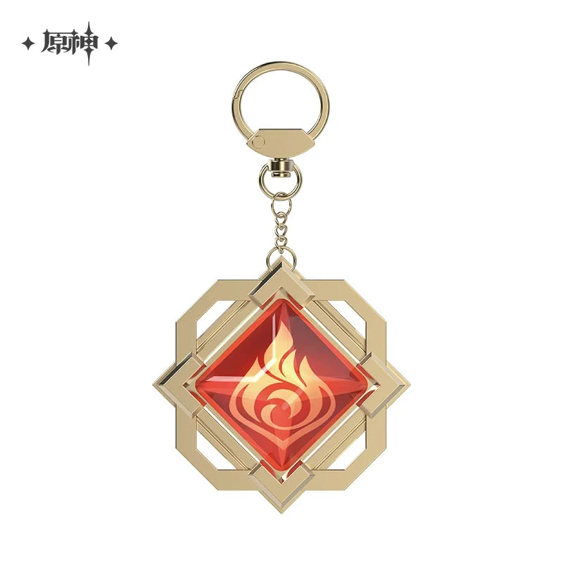 Sunsyea Genshin Impact Official Merch miHoYo Original Authentic Eyes of God Keychain Mondstadt Liyue Inazuma