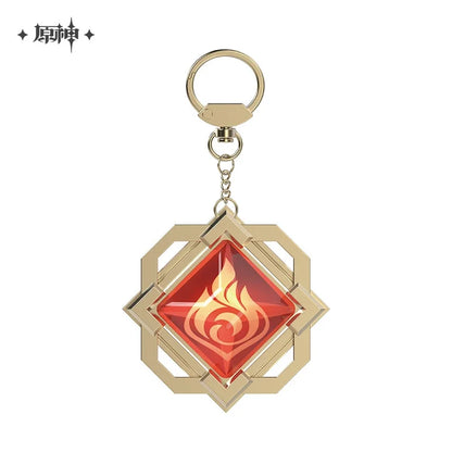 Sunsyea Genshin Impact Official Merch miHoYo Original Authentic Eyes of God Keychain Mondstadt Liyue Inazuma