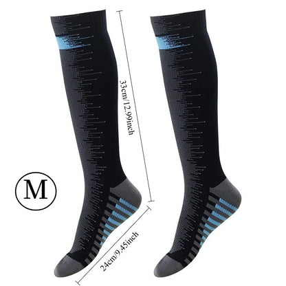 Men's Waterproof Knee-High Hiking Socks – Breathable Anti-Slip Outdoor Crew Socks for Trekking, Camping,Fishing Wet Terrain