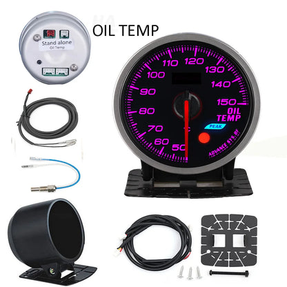 HA Accessories Auto Gauge 60MM DEF BF Style Water Temp Oil Temp Oil Press Tachometer RPM EGT