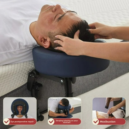 Massage Head Rest Kit for Bed Mattress with Memory Foam Face Down Pillow for Salon SPA Massage