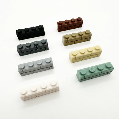 300pcs Bulk Building Blocks Thick wall Figures Bricks 1x4 Dots Educational Creative Size Compatible With 15533 Toy for Children