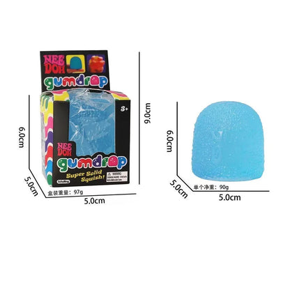 Hot Needoh Fuzz Ball Cat Stress Relieving Puzzle Toys Malt Sugar Squishy Stress Relief Slow Rebound Anti-Anxiety Squeeze Toy