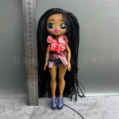 Original 24cm OMG Big Sister Fashion Dress up Girl Doll Set Including Clothes and Shoes Holiday Gift Toys
