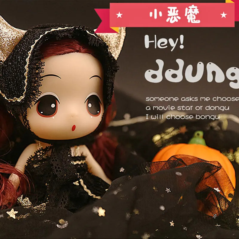 Genuine Ddung Dress Up Doll Collection 18cm Cute Joint Doll Fashion Toys Collect Model Ornament Girl'S Birthday New Year Gift