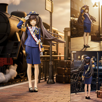 1pc Anime Girl Figure Made of Soft Silicone, Atmosphere Desk & Car Decor Collectible Statue, Ideal Gift for Birthdays & Holidays