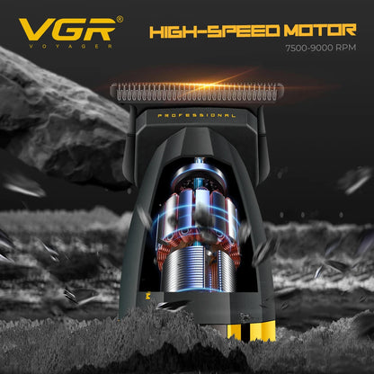 VGR V-285 S4 Hair Clippers Cordless Clippers Barber Beard Trimmer Electric Shaver Leafless Hair Dryer Portable Trimmer for Men