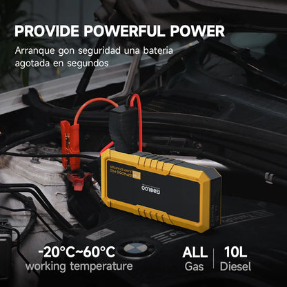 GOOLOO 26800mah Car Jump Start Power Bank 4000A 12V Car Starting Device for Petrol Diesel Car Battery Charger Auto Booster
