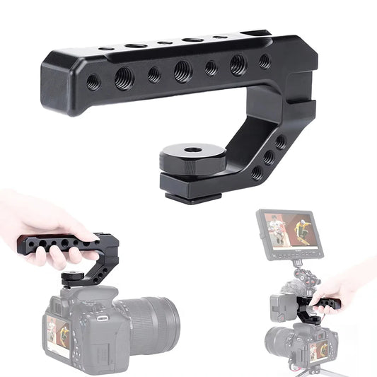 DSLR Camera Top Handle Grip Mirrorless Smallrig Camera Cold Shoe Adapter Mount Hand Held Stabilizer Camera Accessory Top Handle