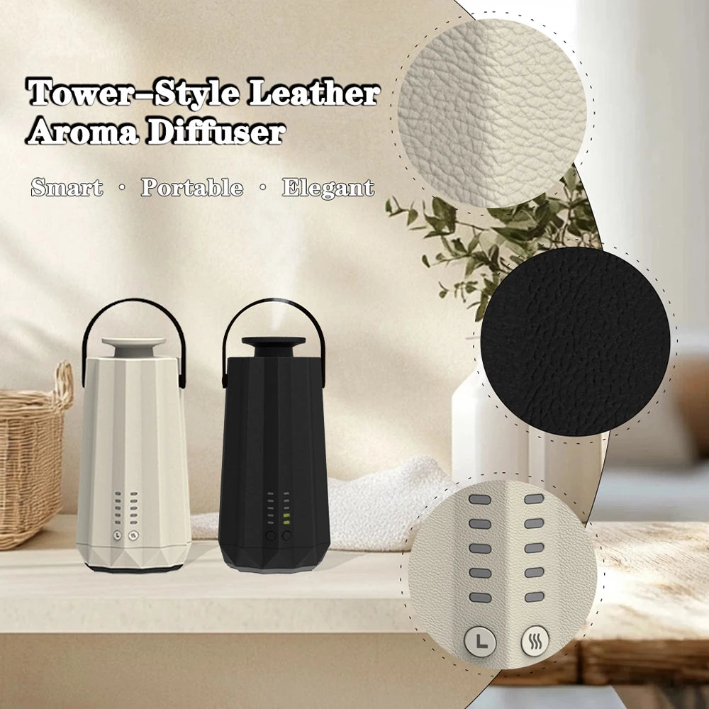 NAMSTE Portable Battery/Type-C Aroma Diffuser for Hotel Home with Leak Proof Technology Night Light Bluetooth Waterless Diffuser
