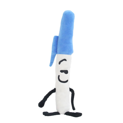 Bfdi Four Plush Doll Game Battle for Dream Island Cosplay Plushie Toy Number Flower Woody Coiny Firey Lollipop Soft Kids Gift
