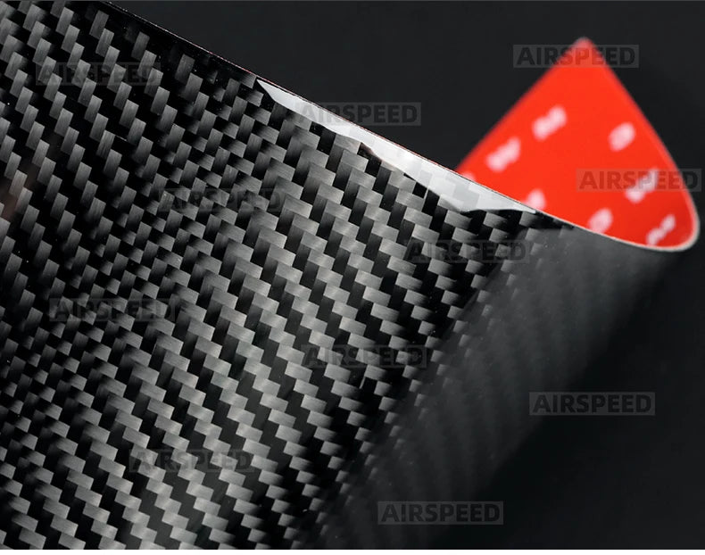 For Mazda 3 Axela BP 2019 2020 2021 2022 2023 2024 2025 Real Soft Carbon Fiber Sticker Automatic AT Car Gear Shift Panel Trim