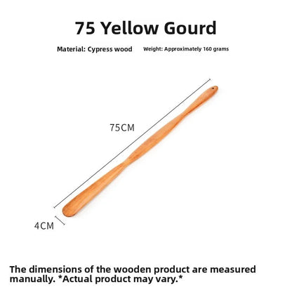 Long Wooden Shoe Horn 75cm No Bending over Scratchy Wooden Scratchy No Need to Ask for Help Home Use Shoe Care Accessories