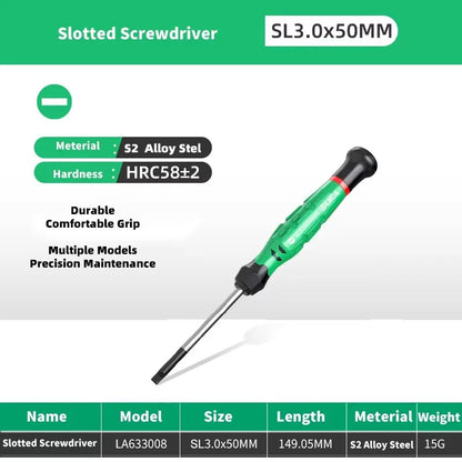 LAOA 1pcs precision screwdriver SL1.0-4.0 screwdriver phillips mini screwdriver phillips screwdriver plum blossom T5-T20