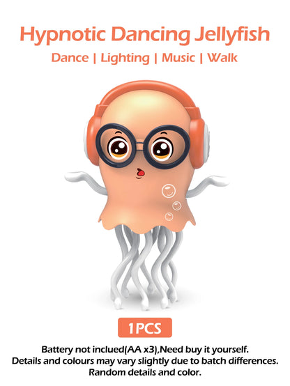 1pc Auto-sensing Avoiding Obstacles funny Dancing Octopus baby toy with music light to baby learn crawling guidance and head up