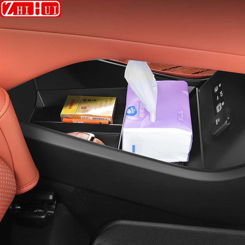 For BYD Sealion 8 Atto 8 Tang L Car Central Control Armrest Storage Box Lower Screen Storage Interior Modification Accessories