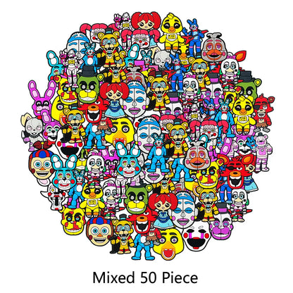 24-100PCS Mix Cartoon Shoe Charms Anime Character Comic Clog Sandal Shoe Accessories Decoration Buckle Fit Wristbands Kids Gifts