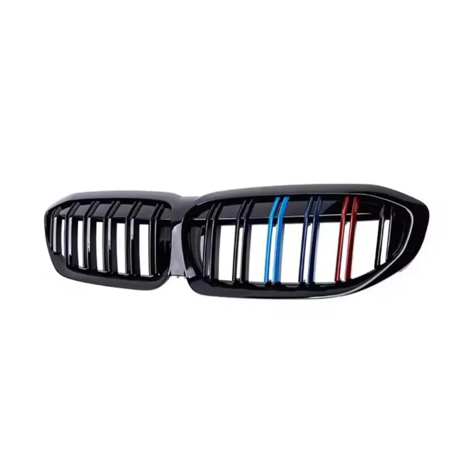 XVIP Front Bumper Kidney Grill Diamonds Style Grille For BMW 3-Series G20 G21 2019-2022 318i 320i 320d 330i 340i 340d M Sport