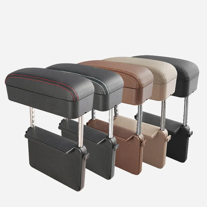 Car Armrest Box Adjustable Elbow Support Seat Gap Organizer Cushion Fit Cars SUV Truck Ergonomic Comfort Drive