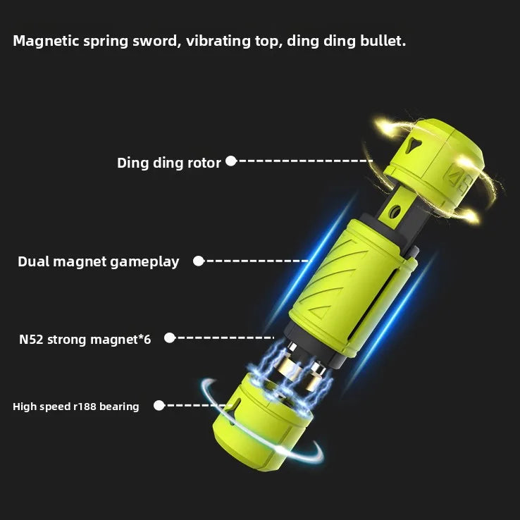 Little Wasp 3D Printed Fidget Spinner – ADHD Anxiety Desk Toy, EDC Finger Gyro, Stress Relief Gift for Adults Office
