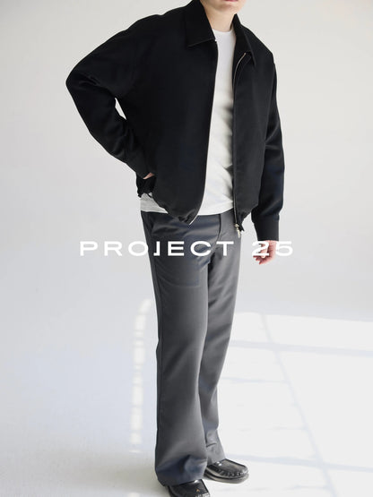 PROJECT 25 Men's Imported Wool Modal Blend Lapel Jacket Casual Commute Short Wide Fit Old Money Style Fall Winter Outerwear