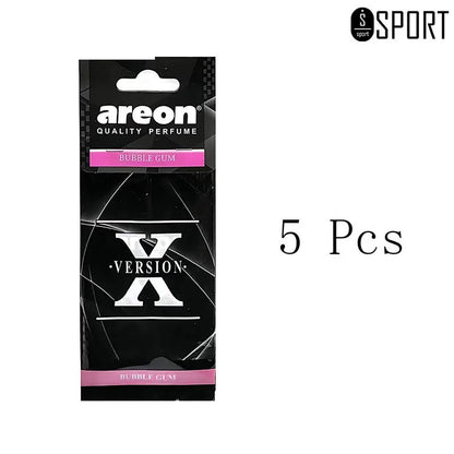 Car Air Refresher Car Suspension Decoration Home  Refresher Natural Tea Paper Vanilla perfume Car Interior Hanging Paper
