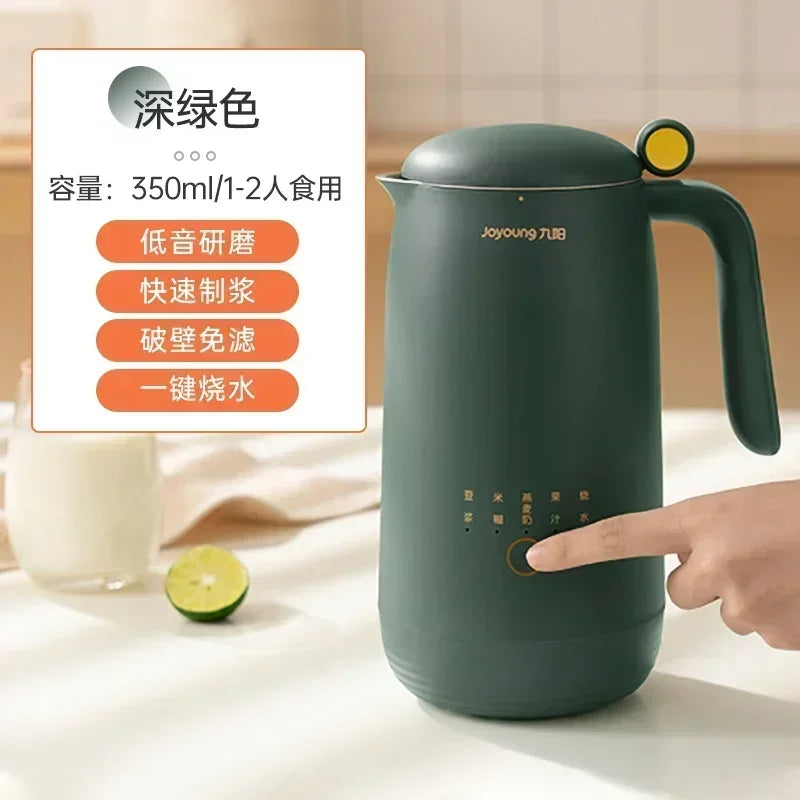 220V Joyoung Soy Milk Maker, 1L Automatic Blender, IMD Touch Screen, 8 Functions, 3-12h Timer, for Smoothies & Soup LYH