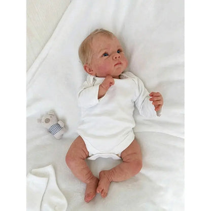 45cm Reborn Baby Doll Bettie Lifelike Soft Touch 3D Skin Hand-drawing Visible Cute Girl Doll