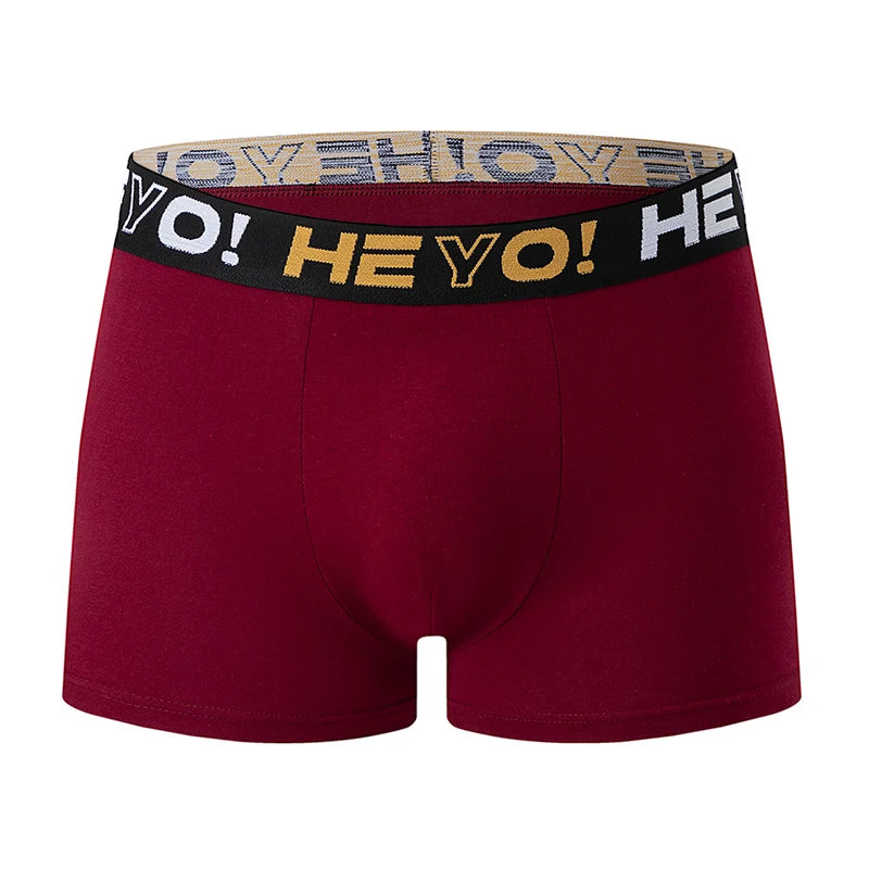 4/10 Piece Set Of Multi-color Men's Underwear Comfortable And Soft Cotton Flat Angle Pants Elastic Waist Sports Base Shorts