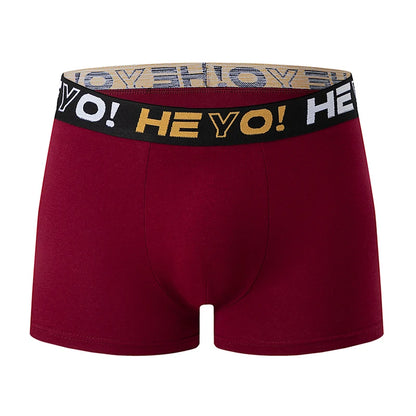 4/10 Piece Set Of Multi-color Men's Underwear Comfortable And Soft Cotton Flat Angle Pants Elastic Waist Sports Base Shorts
