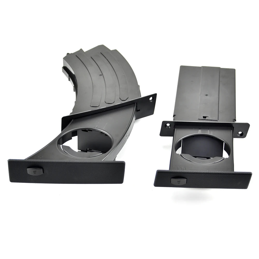 Front Left Right Cup Holder Drink Rack Black Holders For BMW E60 E61 M5 525i 528i 530i 535i 2002-2010 51459125622 51459125626