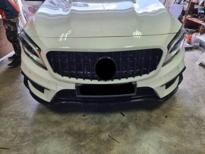 XVIP Chrome Diamonds Style Racing Grille For Mercedes Benz GLA-Class X156 GLA180 GLA200 GLA250 2014-2016 GTR Style Bumper Grille
