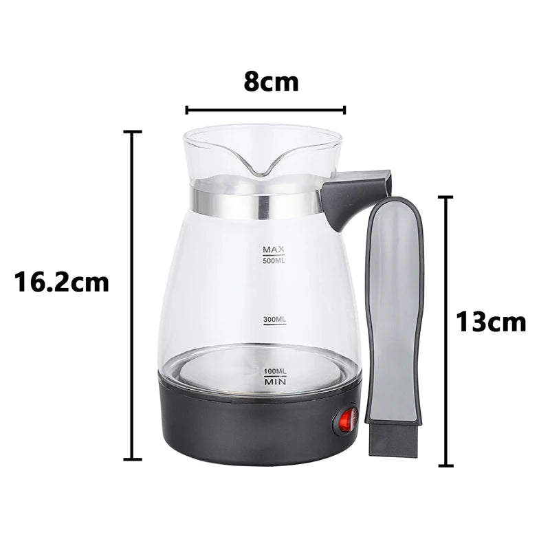 Glass coffee pot, Turkish household electric coffee maker, pour-over brewing, five-layer paper box packaging