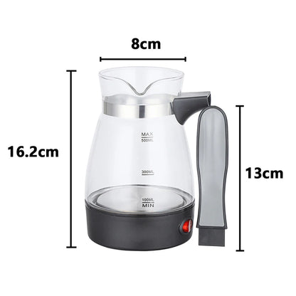 Glass coffee pot, Turkish household electric coffee maker, pour-over brewing, five-layer paper box packaging