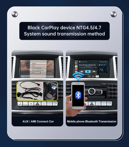 Road Top Wireless CarPlay Android Auto for Mercedes Benz ML GL W166 X166 2012-2015, with Mirror Link AirPlay Car Play Functions