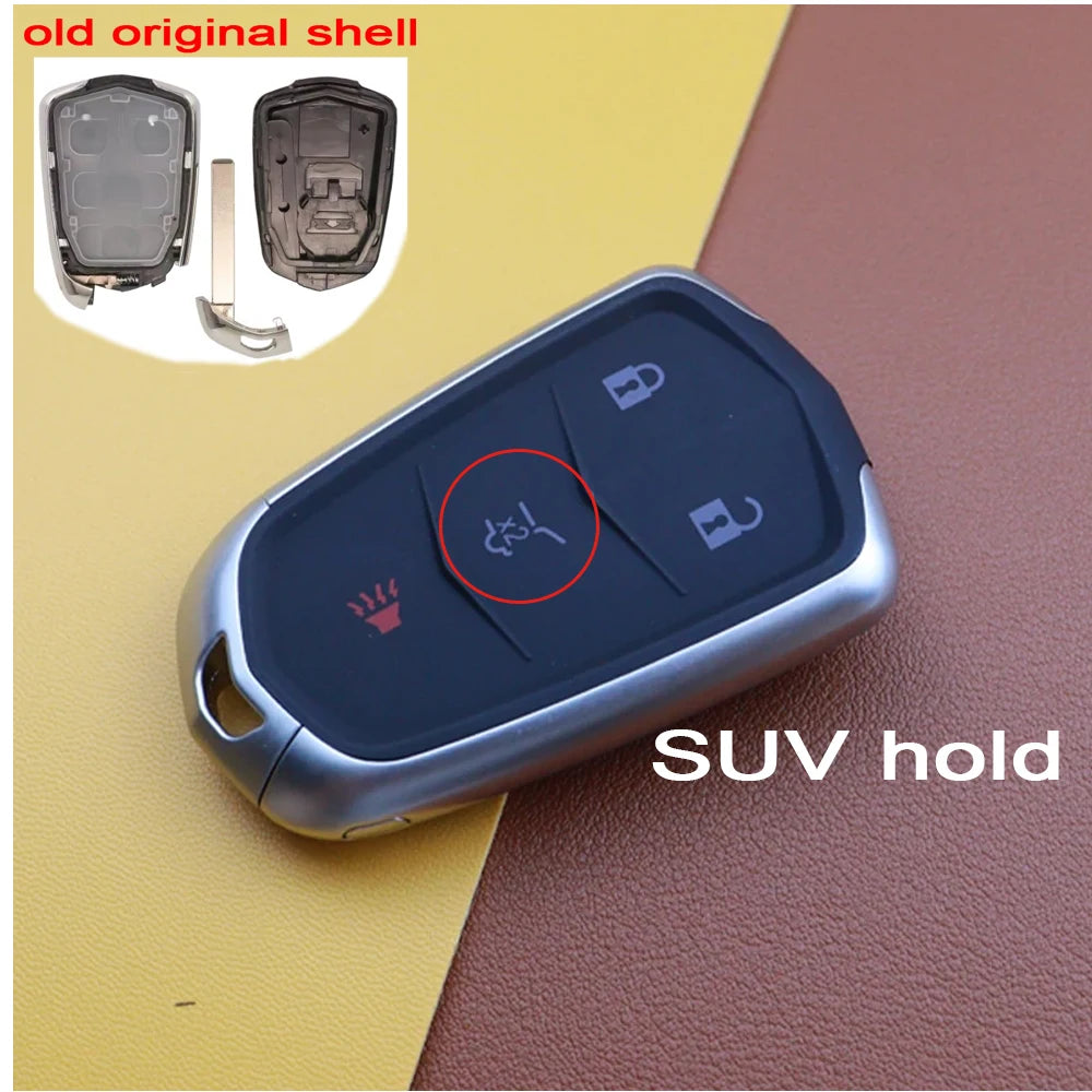 4 5 Buttons Original-Size Car Key Fob Shell Case Housing for Cadillac XT4 CT6 ATS Escalade ESV DTS ELR STS Xt5 XTS CTS SRX ATSL