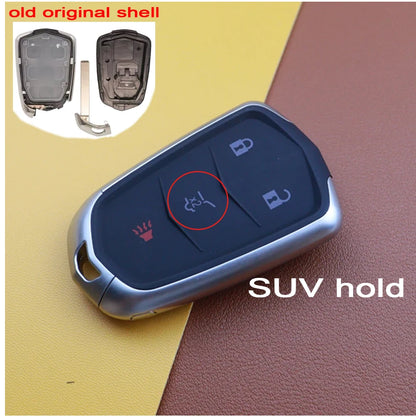 4 5 Buttons Original-Size Car Key Fob Shell Case Housing for Cadillac XT4 CT6 ATS Escalade ESV DTS ELR STS Xt5 XTS CTS SRX ATSL