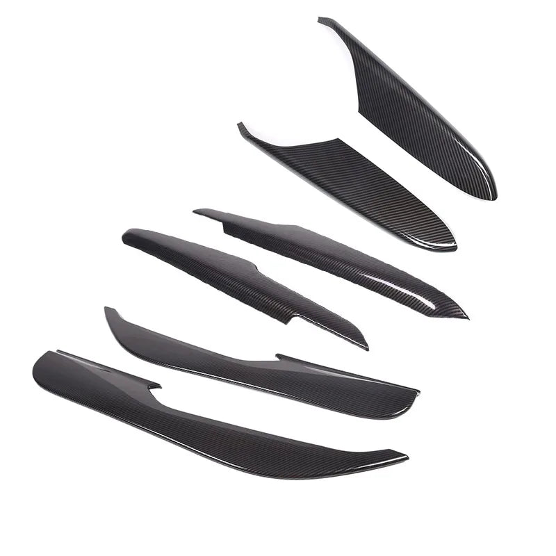 ABS Red For Chevrolet Corvette C8 Stingray Z51 Z06 2020-2023 Car Door Anti-kick Panel Cover Trim Sticker Car Accessories