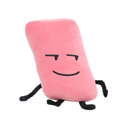 Bfdi Four Plush Doll Game Battle for Dream Island Cosplay Plushie Toy Number Flower Woody Coiny Firey Lollipop Soft Kids Gift