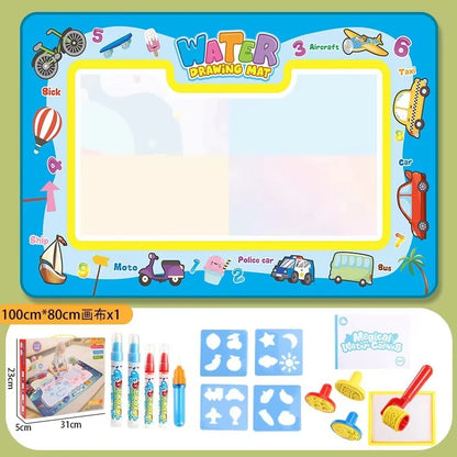 Oversized Magical Water Canvas pens Montessori Toys Learning Blanket Writing  Drawing Repeated Graffiti Painting  toy