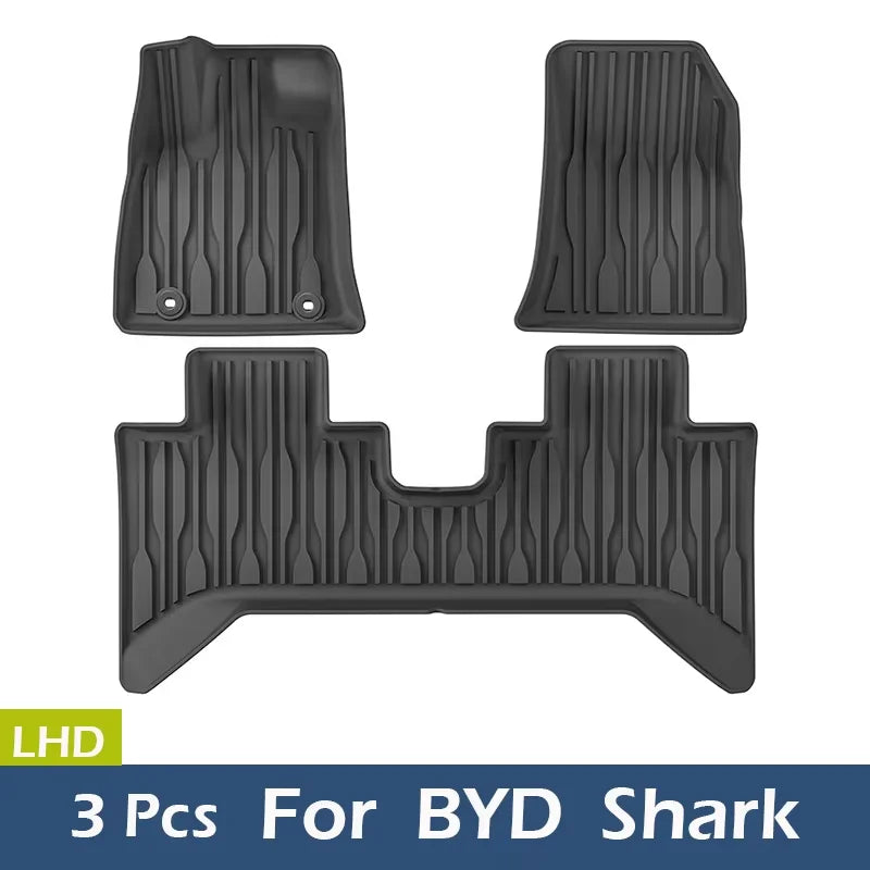 Car Floor Mats For BYD Shark 6 2024-2026 Trunk Mat Waterproof Non-slip Cargo Liners Foot Pads Car Carpets Anti slip mats LHD&RHD