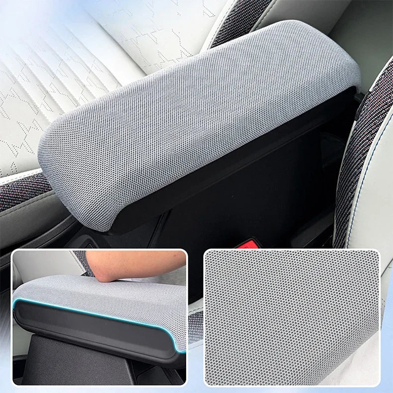 Car Armrest Mat Car Center Consoles Box Pillow Arm Heighten Pad Mat for Mini Cooper S F65 F66 F67 2024 2025 2026 Accessories