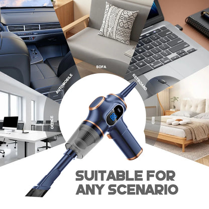 3 In1 Handheld Car Vacuum Cleaner Wireless Portable Super Suction Car Household Clean Appliance Dual Use Of Blowing And Suction
