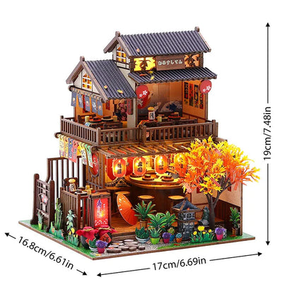 DIY 3D Wooden Book Nook Doll Houses Kits Puzzle Booknook Miniature Desktop Decor Creative Toys For Xmas Gifts