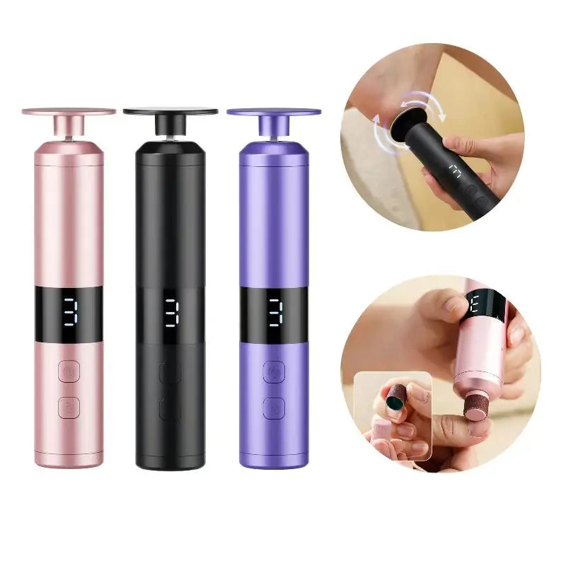 Foot Care Tool 2-in-1 Foot and Hand Electric Care Tools,Polish and Smooth,Shine Toenails Electric Callus Remover Pedicure File