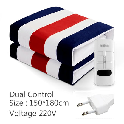 220V Electric Blanket Automatic Thermostat Electric Heating Blanket Body Warmer Thermal Mattress for Winter Home Office Use